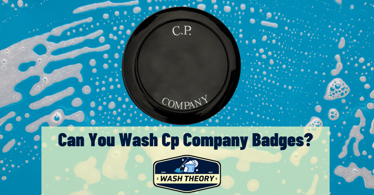 Can You Wash Cp Company Badges