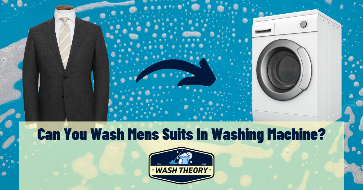 Can You Wash Mens Suits In Washing Machine